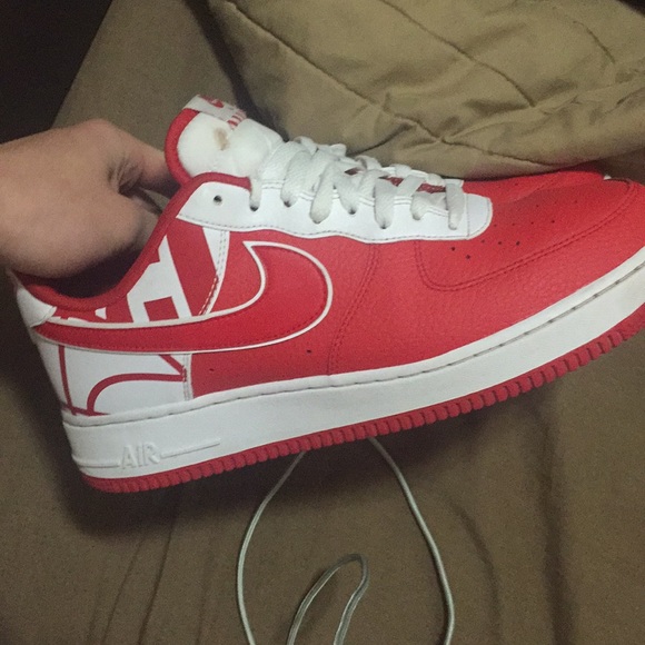 red and white af1s